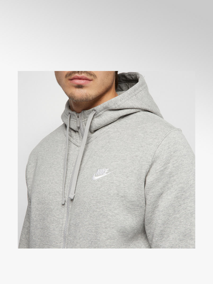 Férfi NIKE cipzáras pulóver szürke színben | Nike | DEICHMANN Nike Férfi NIKE pulóver Deichmann